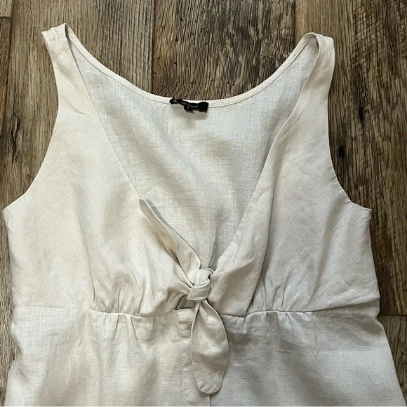 Quince Cream Sleeveless Dress - Picture 7 of 11